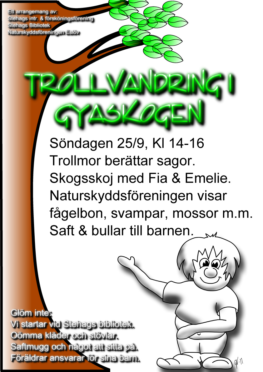 Trollvandring i Gyaskogen 2011